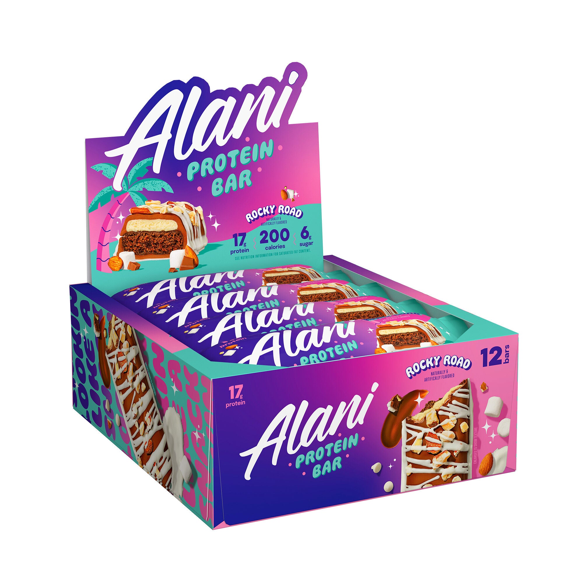 Alani Nu Protein Bar Rocky Road 12 Bars GNC alani-nu-protein-bar-rocky-road-12-bars-gnc